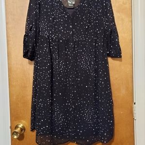 NWT-Torrid Star Print Shirt Dress NWT